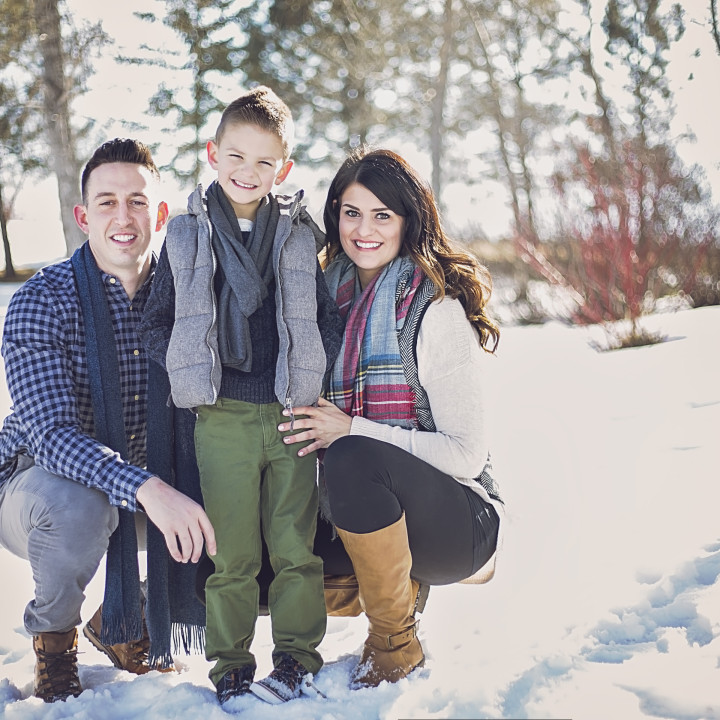 Arvada, CO - Julianne, Joe and Jacoby - Winter Family Photographs