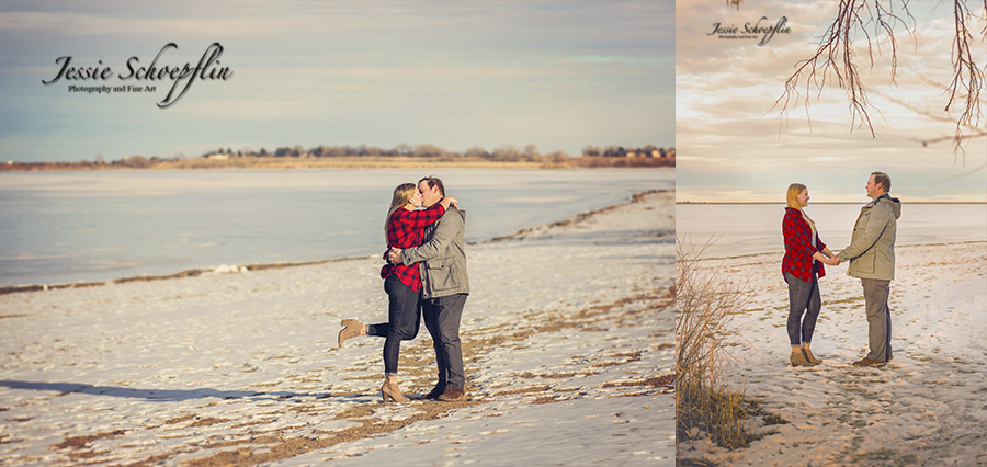 kissing-on-snowy-beach-lake
