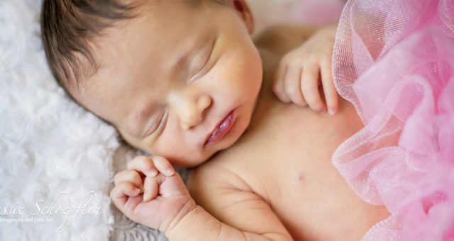 In Home Newborn Photography - Baby Girl